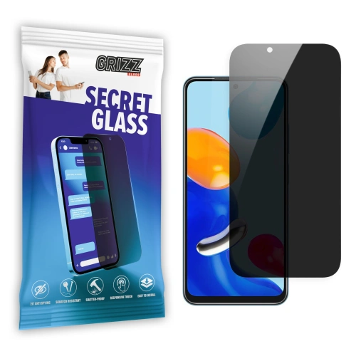 Matowe szkło prywatyzujące GrizzGlass SecretGlass do Xiaomi Redmi Note 11T Pro+