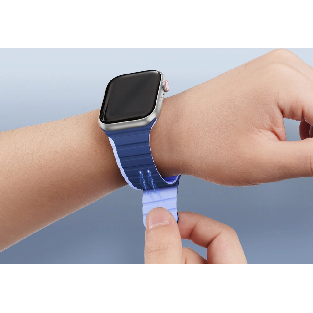 Wholesale Dux Ducis Strap Magnetic Band (LD Version) Apple Watch 4/5/6/7/SE/8/9/10 40/41/42mm blue - DDS1782 - {ean13} - Hurt