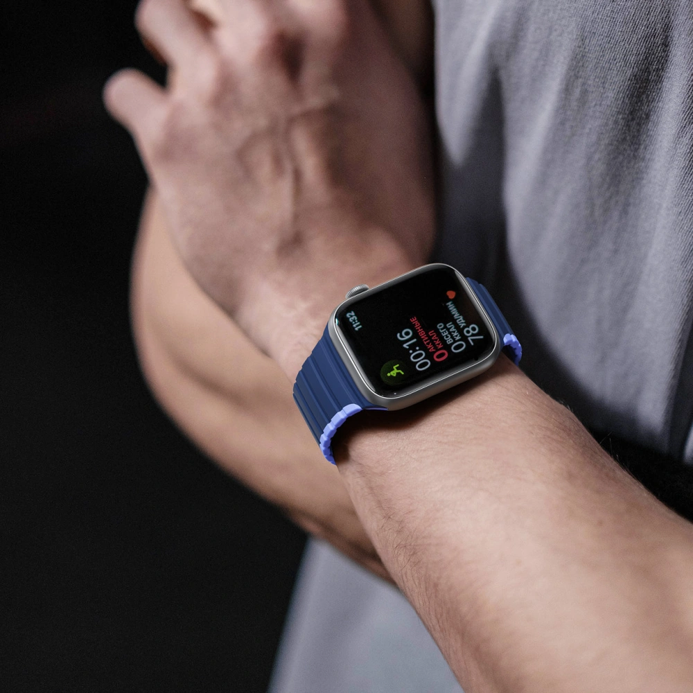 Wholesale Dux Ducis Strap Magnetic Band (LD Version) Apple Watch 4/5/6/7/SE/8/9/10 40/41/42mm blue - DDS1782 - {ean13} - Hurt
