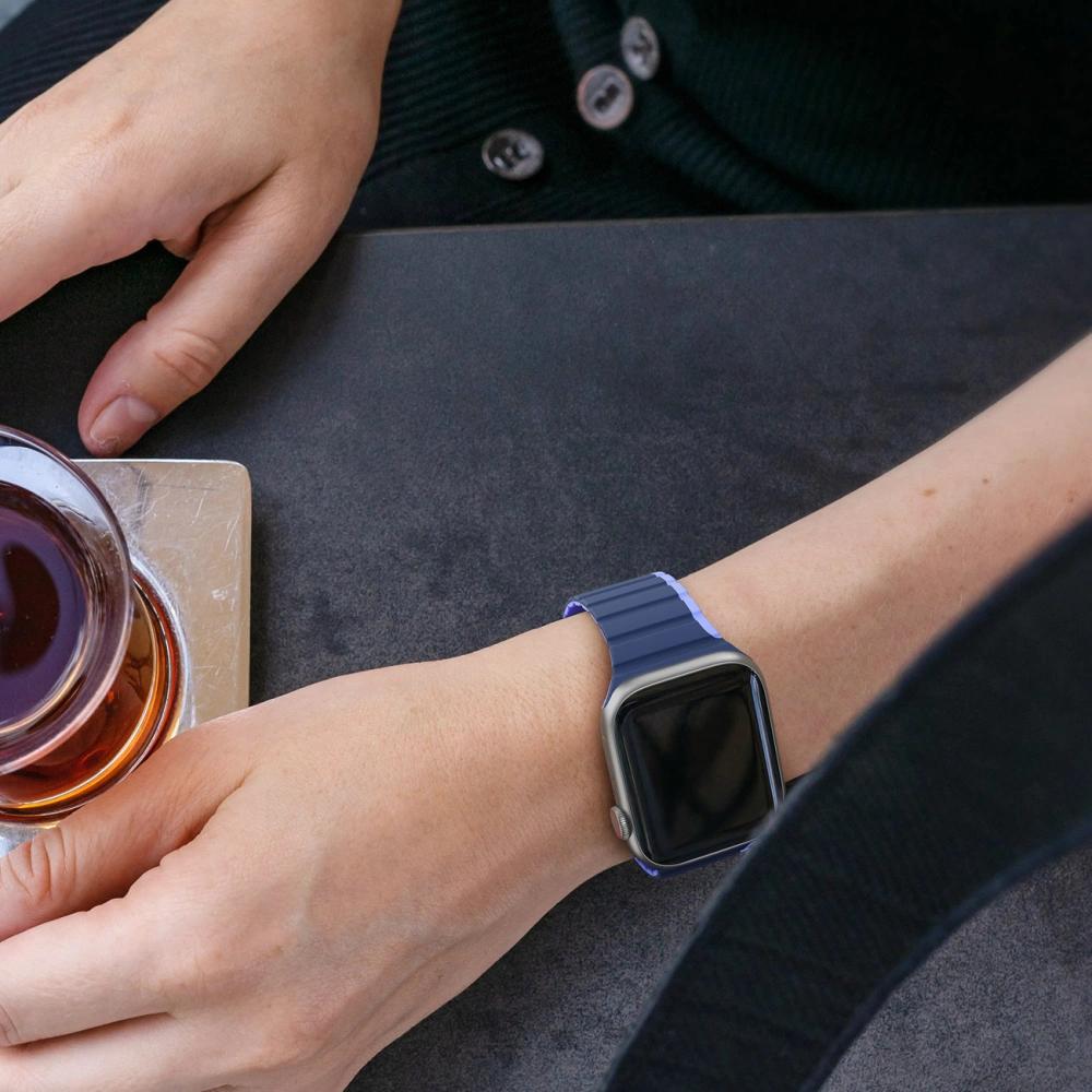 Hurtownia GSM - Páskový magnet Dux Ducis Strap (LD verze) Apple Watch 4/5/6/7/SE/8/9/10 40/41/42mm modrý - DDS1782 - {ean13} - Hurt
