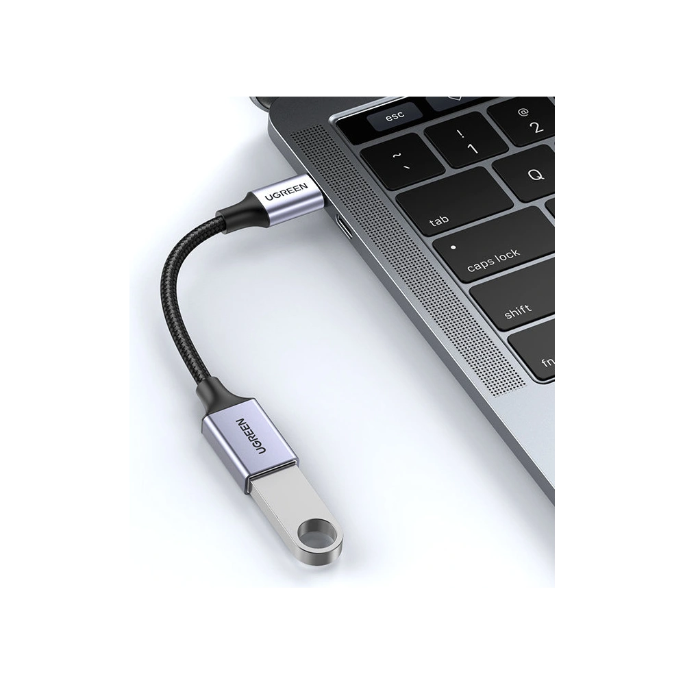 Hurtownia GSM - Kabel OTG UGREEN US378 USB C (bărbat)/USB-A (femeie) 3.0 0.15m negru - UGR1665 - {ean13} - Hurt