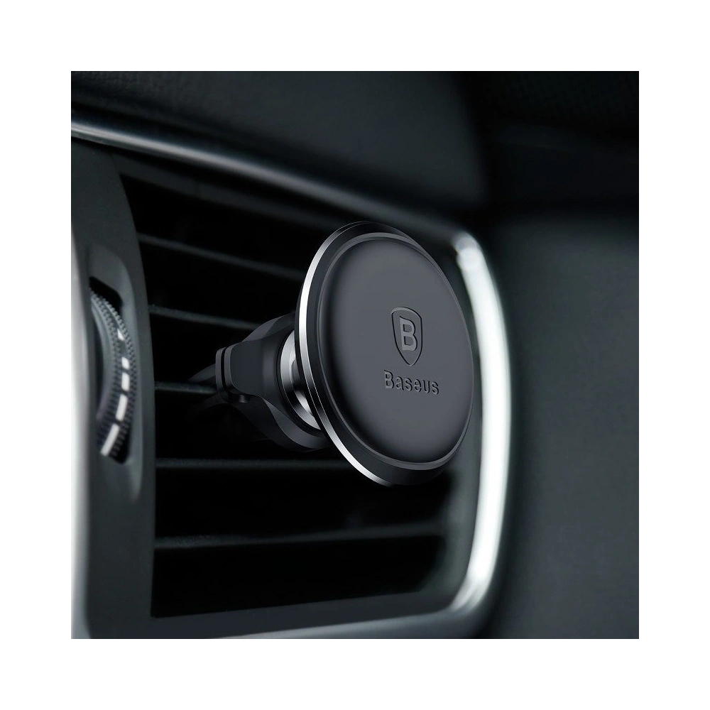 Hurtownia GSM - Magnetyczny uchwyt samochodowy do kratki Baseus Magnetic Air Vent (czarny) - BSU095BLK - {ean13} - Hurt