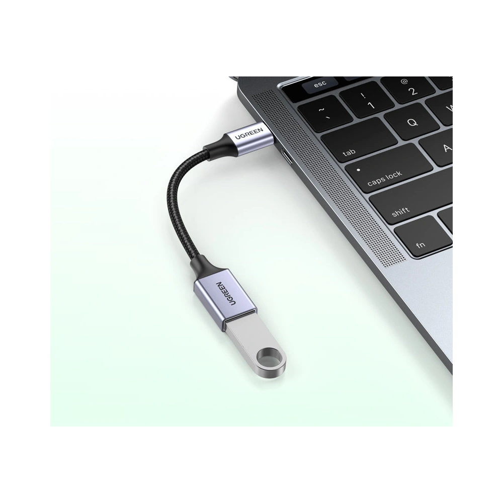 Hurtownia GSM - UGREEN US378 OTG Kábel USB C (hím)/USB-A (női) 3.0 0.15m fekete - UGR1665 - {ean13} - Hurt