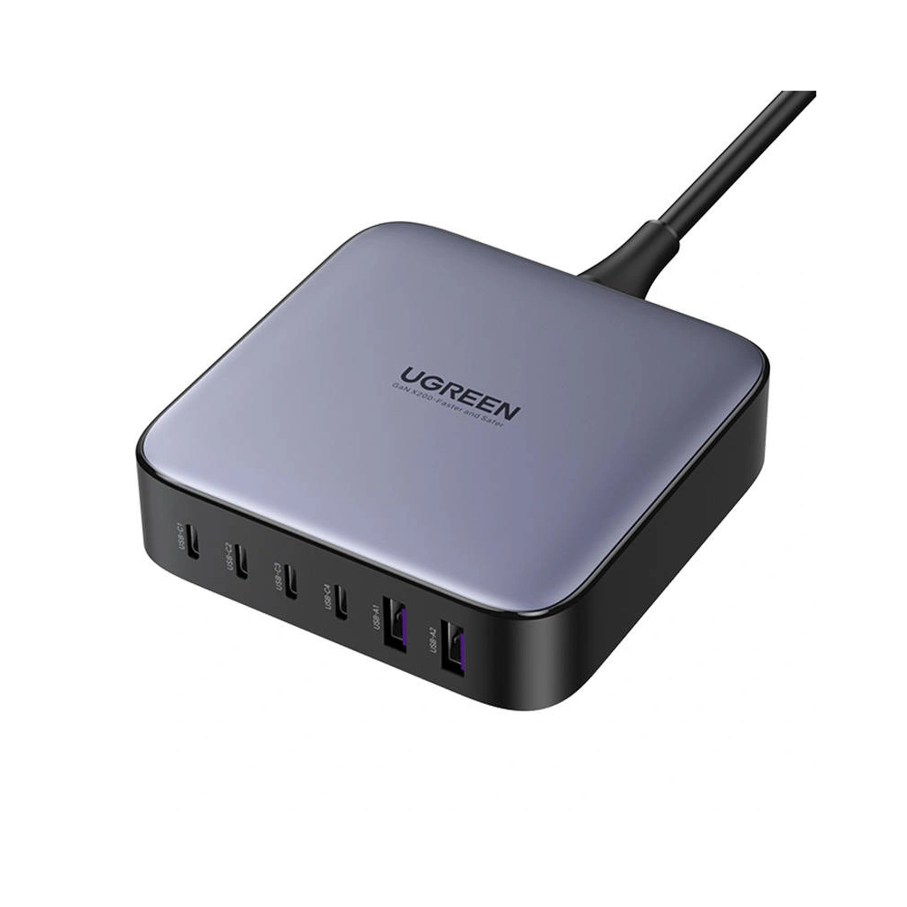 Hurtownia GSM - UGREEN Netzladegerät 2xUSB-A, 4xUSB-C, GaN, 200W - UGR1666 - {ean13} - Hurt