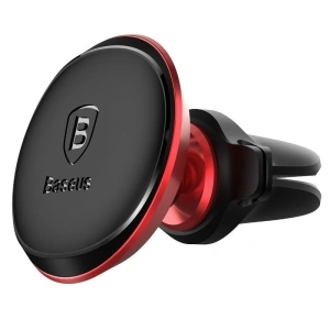 Wholesale Baseus Magnetic Air Vent Car Mount Red - BSU096RED - {ean13} - Hurt