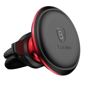 Hurtownia GSM - Magnetyczny uchwyt samochodowy do kratki Baseus Magnetic Air Vent (czerwony) - BSU096RED - {ean13} - Hurt