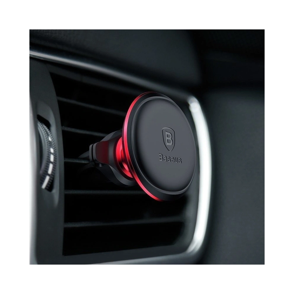 Wholesale Baseus Magnetic Air Vent Car Mount Red - BSU096RED - {ean13} - Hurt