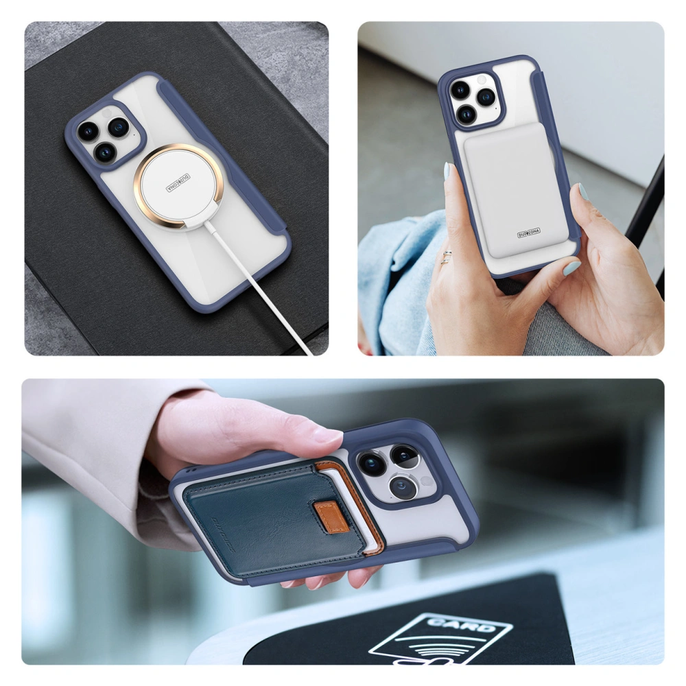 Hurtownia GSM - Dux Ducis Skin X Pro MagSafe tok Apple iPhone 15 Pro Max kék - DDS1784 - {ean13} - Hurt