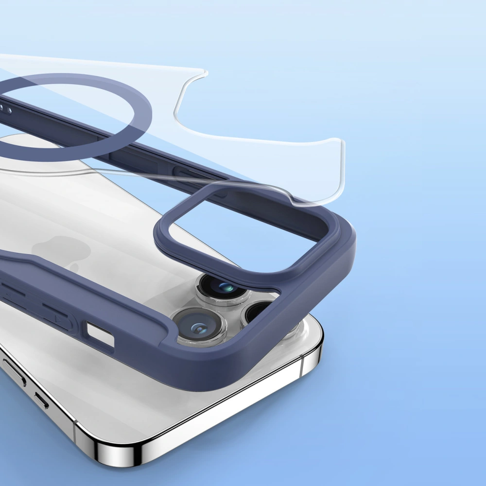 Wholesale Dux Ducis Skin X Pro MagSafe Apple iPhone 15 Pro Max blue - DDS1784 - {ean13} - Hurt