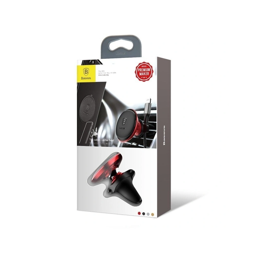 Hurtownia GSM - Urmărește magnetica de mașină pentru grila Baseus Magnetic Air Vent (roșu) - BSU096RED - {ean13} - Hurt