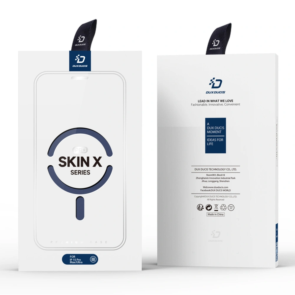 Wholesale Dux Ducis Skin X Pro MagSafe Apple iPhone 15 Pro Max blue - DDS1784 - {ean13} - Hurt