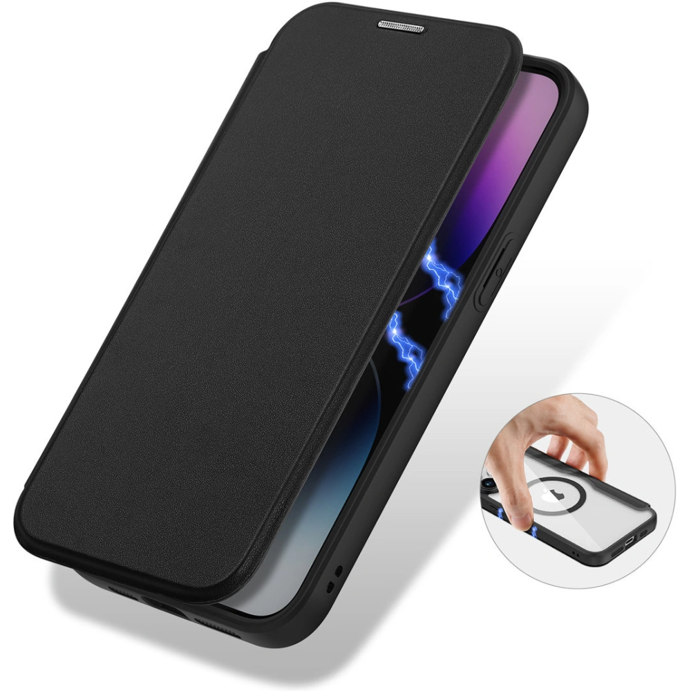 Hurtownia GSM - Etui Dux Ducis Skin X Pro MagSafe Apple iPhone 15 Pro Max černé - DDS1785 - {ean13} - Hurt