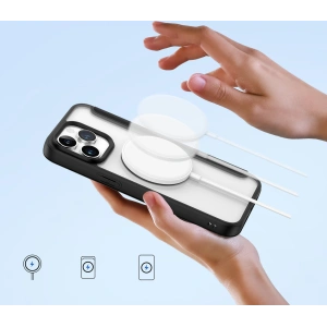 Hurtownia GSM - Dux Ducis Skin X Pro MagSafe Apple iPhone 15 Pro Max fekete tok - DDS1785 - {ean13} - Hurt