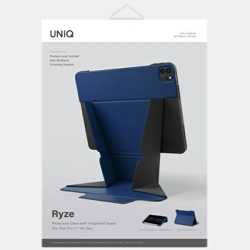 Etui UNIQ Ryze Apple iPad Air 10.9 2020/2022 (4. i 5. gen) / iPad Pro 11 2021/2022 (3. i 4. gen) / iPad Air 11 2024 (6. generacji) niebieski/blue