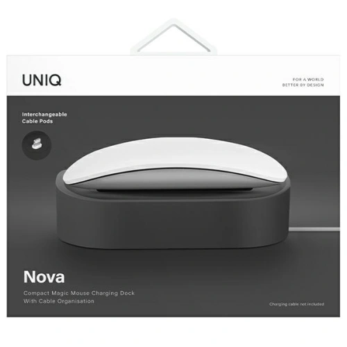 Stacja dokująca UNIQ Nova Magic Mouse ciemnoszary/dark grey