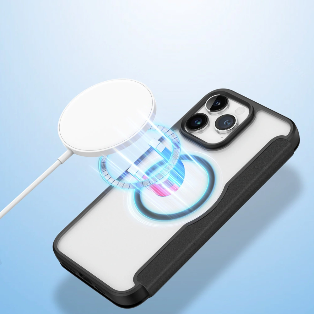 Hurtownia GSM - Dux Ducis Skin X Pro MagSafe Apple iPhone 15 Pro fekete tok - DDS1788 - {ean13} - Hurt