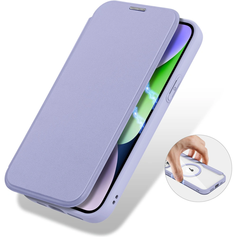 Hurtownia GSM - Dux Ducis Skin X Pro MagSafe tok Apple iPhone 15 Plus / 14 Plus lila - DDS1789 - {ean13} - Hurt