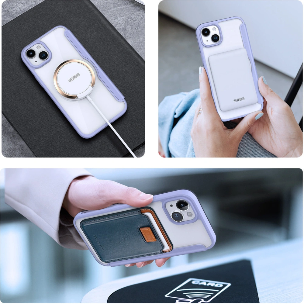 Hurtownia GSM - Dux Ducis Skin X Pro MagSafe tok Apple iPhone 15 Plus / 14 Plus lila - DDS1789 - {ean13} - Hurt