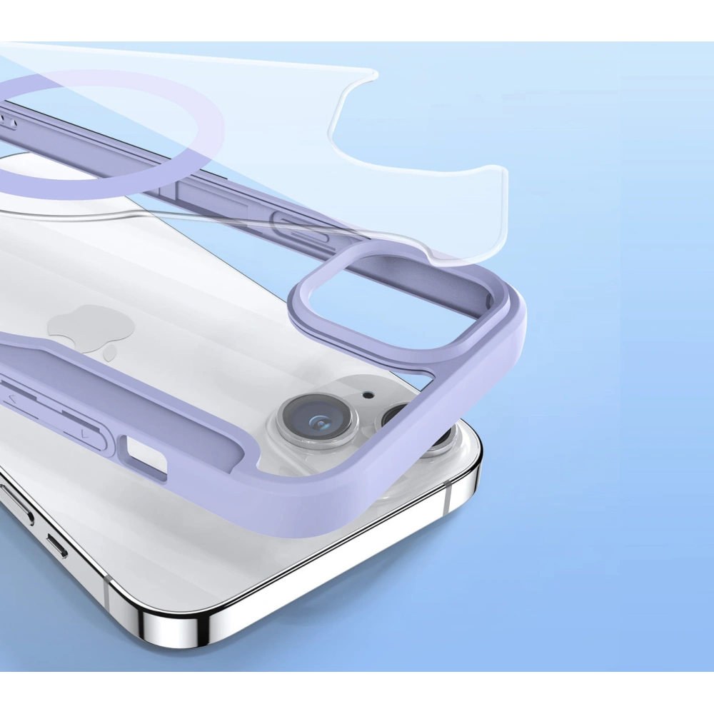 Hurtownia GSM - Dux Ducis Skin X Pro MagSafe tok Apple iPhone 15 Plus / 14 Plus lila - DDS1789 - {ean13} - Hurt