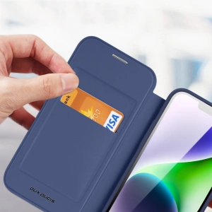 Dux Ducis Skin X Pro MagSafe Apple iPhone 15 Plus / 14 Plus kék tok