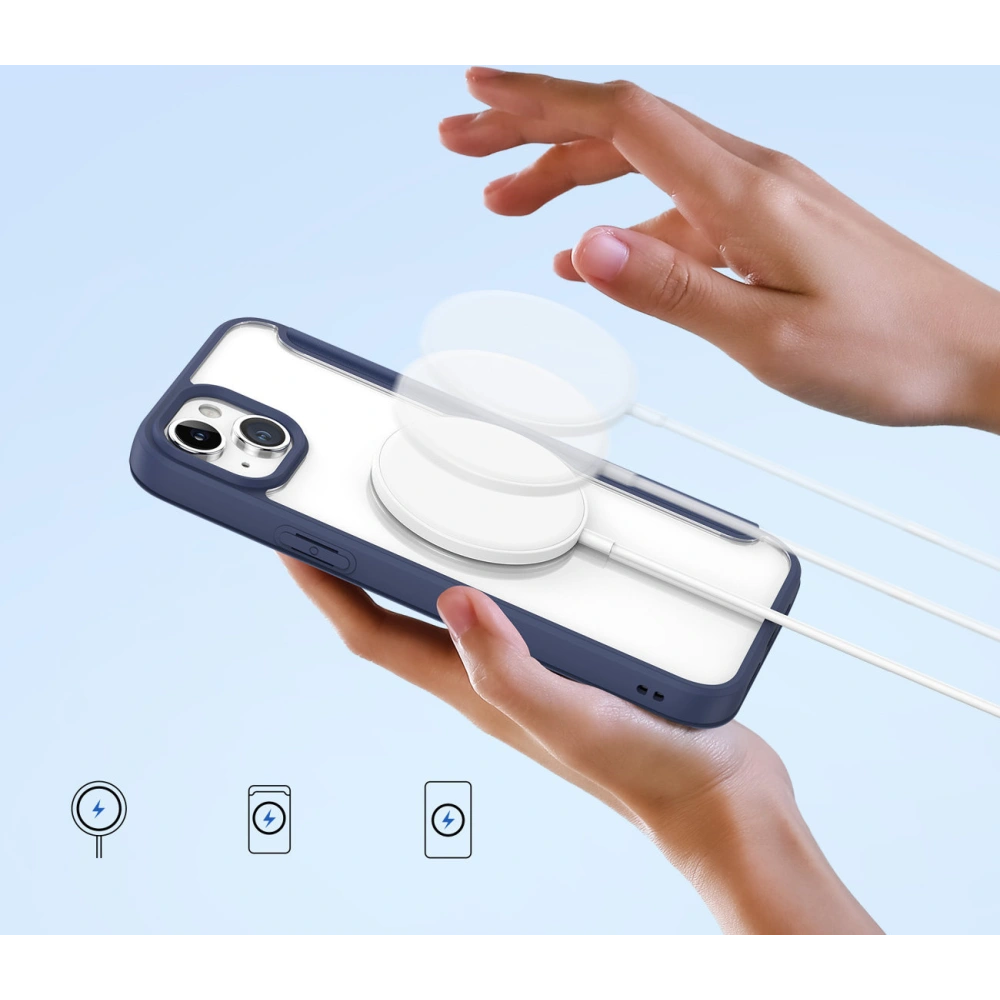 Wholesale Dux Ducis Skin X Pro MagSafe Apple iPhone 15 blue - DDS1793 - {ean13} - Hurt