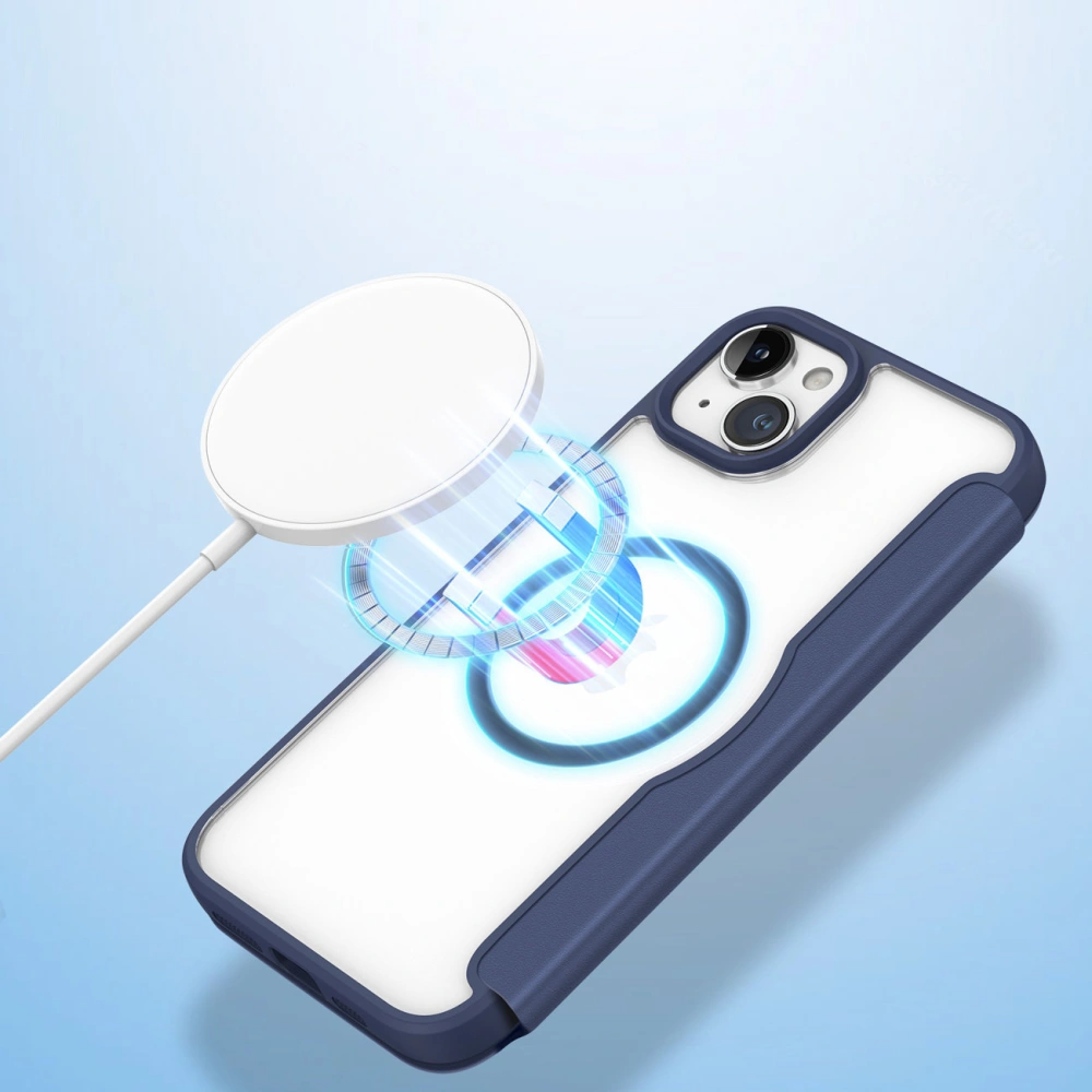 Hurtownia GSM - Dux Ducis Skin X Pro MagSafe Apple iPhone 15 kék tok - DDS1793 - {ean13} - Hurt