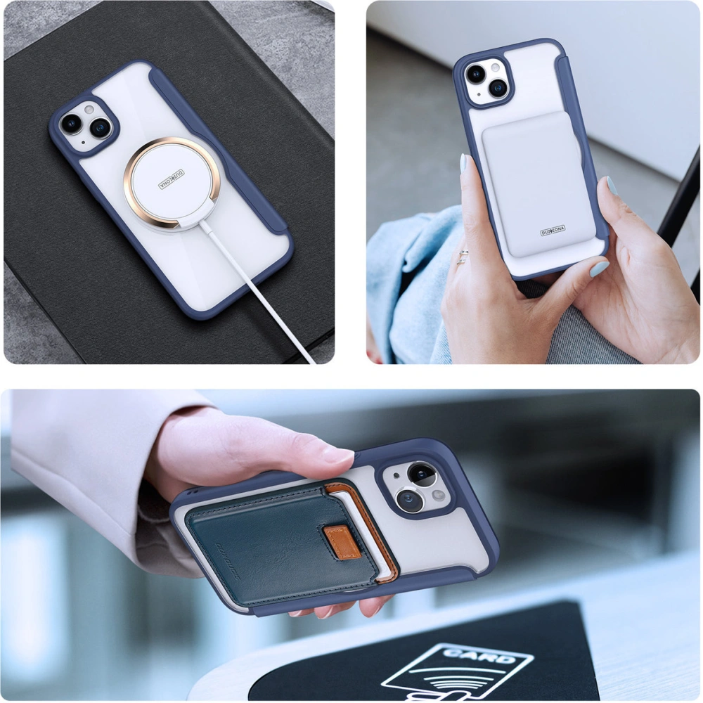Hurtownia GSM - Etui Dux Ducis Skin X Pro MagSafe Apple iPhone 15 modrý - DDS1793 - {ean13} - Hurt