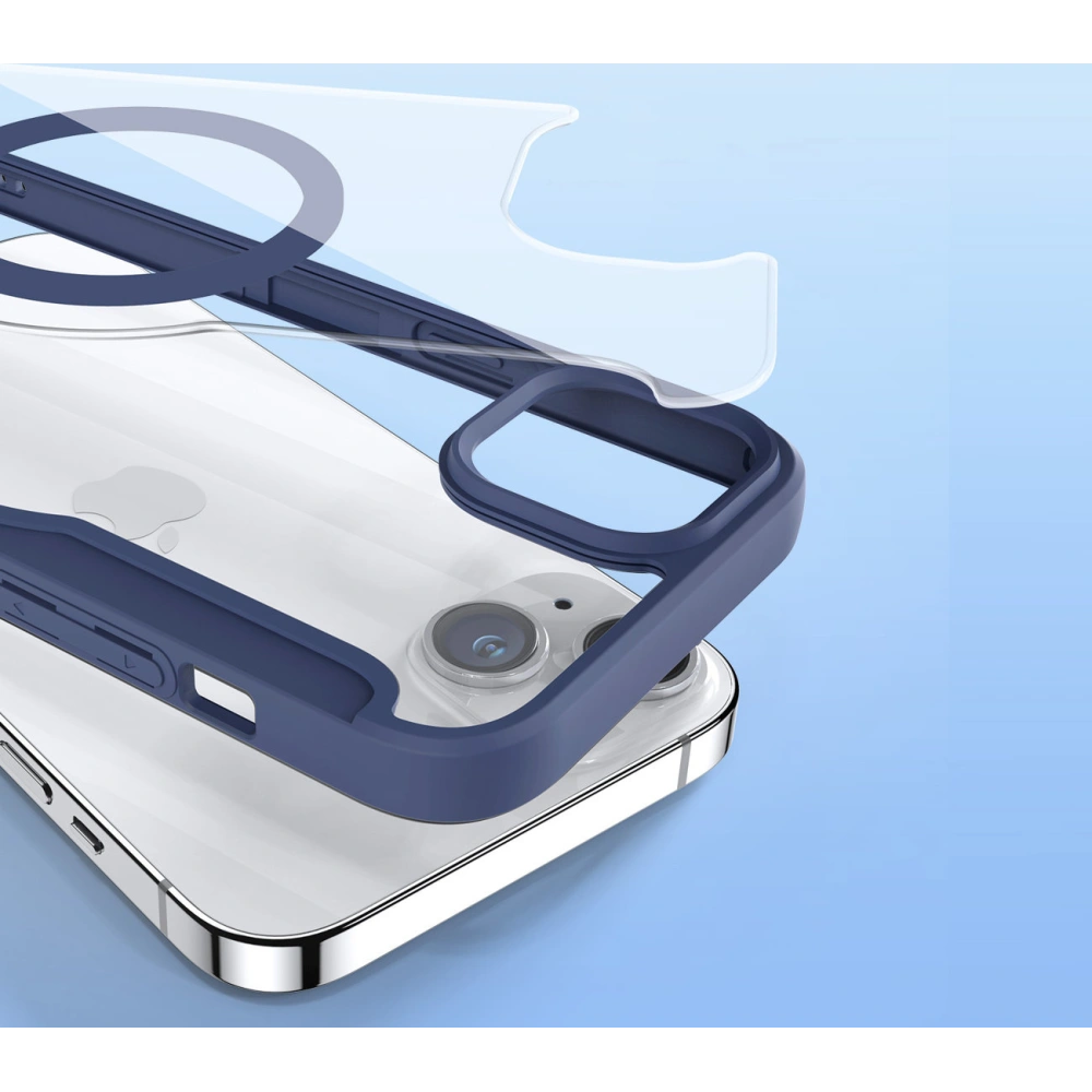 Hurtownia GSM - Etui Dux Ducis Skin X Pro MagSafe Apple iPhone 15 albastru - DDS1793 - {ean13} - Hurt