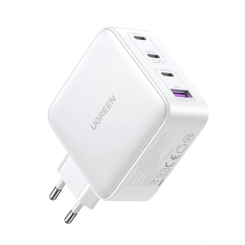 Ładowarka sieciowa GaN UGREEN CD226 3xUSB-C/USB-A 100W PPS biała