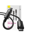 Kabel Baseus Tungsten Gold USB-C/USB-C 240W 3m (černý)