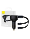 Hurtownia GSM - Autós töltő Baseus Enjoyment 33W + USB-C kábelek (fekete) - BSU4466 - {ean13} - Hurt