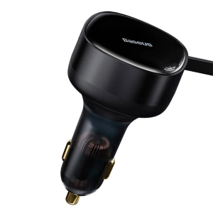 Hurtownia GSM - Autós töltő Baseus Enjoyment 33W + USB-C kábelek (fekete) - BSU4466 - {ean13} - Hurt