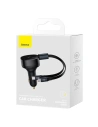 Hurtownia GSM - Autós töltő Baseus Enjoyment 33W + USB-C kábelek (fekete) - BSU4466 - {ean13} - Hurt