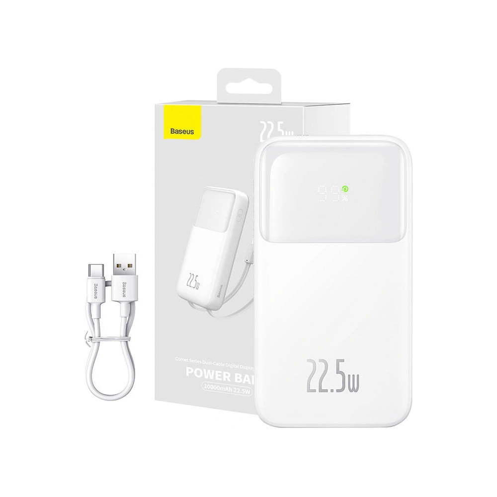 Hurtownia GSM - Powerbank Baseus Comet 10000mAh 22.5W (fehér) - BSU4467 - {ean13} - Hurt