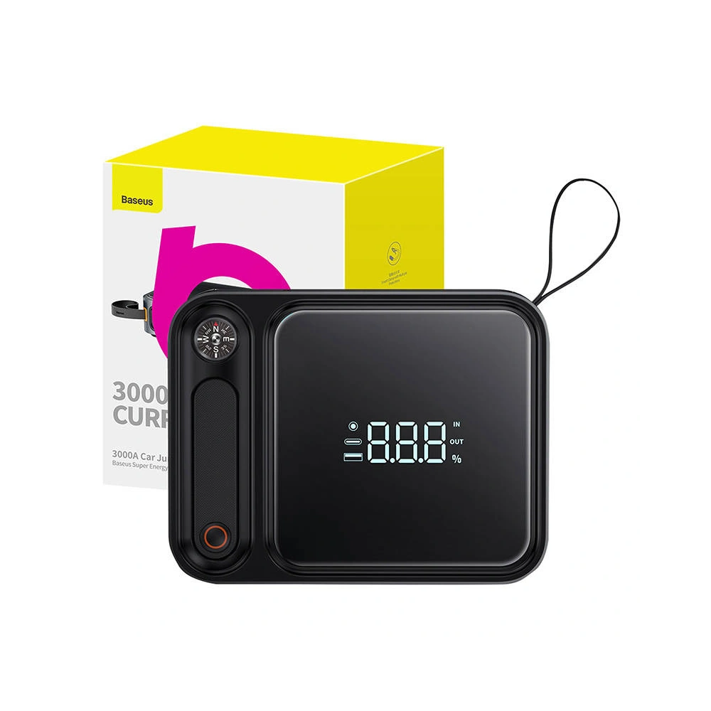 Hurtownia GSM - Powerbank/Starthilfe Baseus Super Energy Ultra Auto-Starthilfe, 3000A (schwarz) - BSU4469 - {ean13} - Hurt