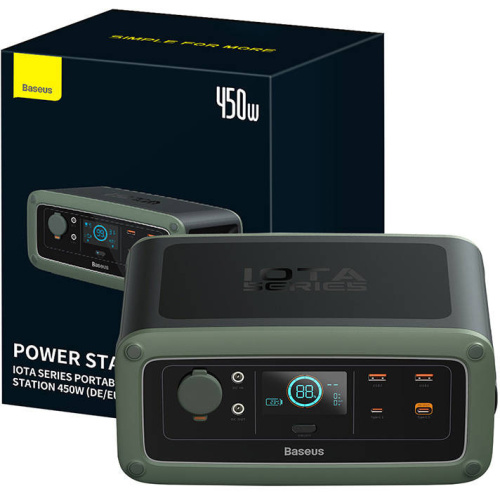 Baseus Distributor - 6932172628055 - BSU4470 - Baseus ioTa Power Station Powerbank 450W 90000mAh (green) - B2B homescreen