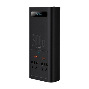 Hurtownia GSM - Autós inverter Baseus 300W, 24V, CN/EU (fekete) - BSU4471 - {ean13} - Hurt