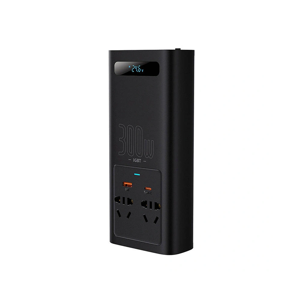 Hurtownia GSM - Autós inverter Baseus 300W, 24V, CN/EU (fekete) - BSU4471 - {ean13} - Hurt