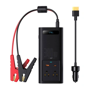 Hurtownia GSM - Inwerter samochodowy Baseus 300W, 24V, CN/EU (czarny) - BSU4471 - {ean13} - Hurt