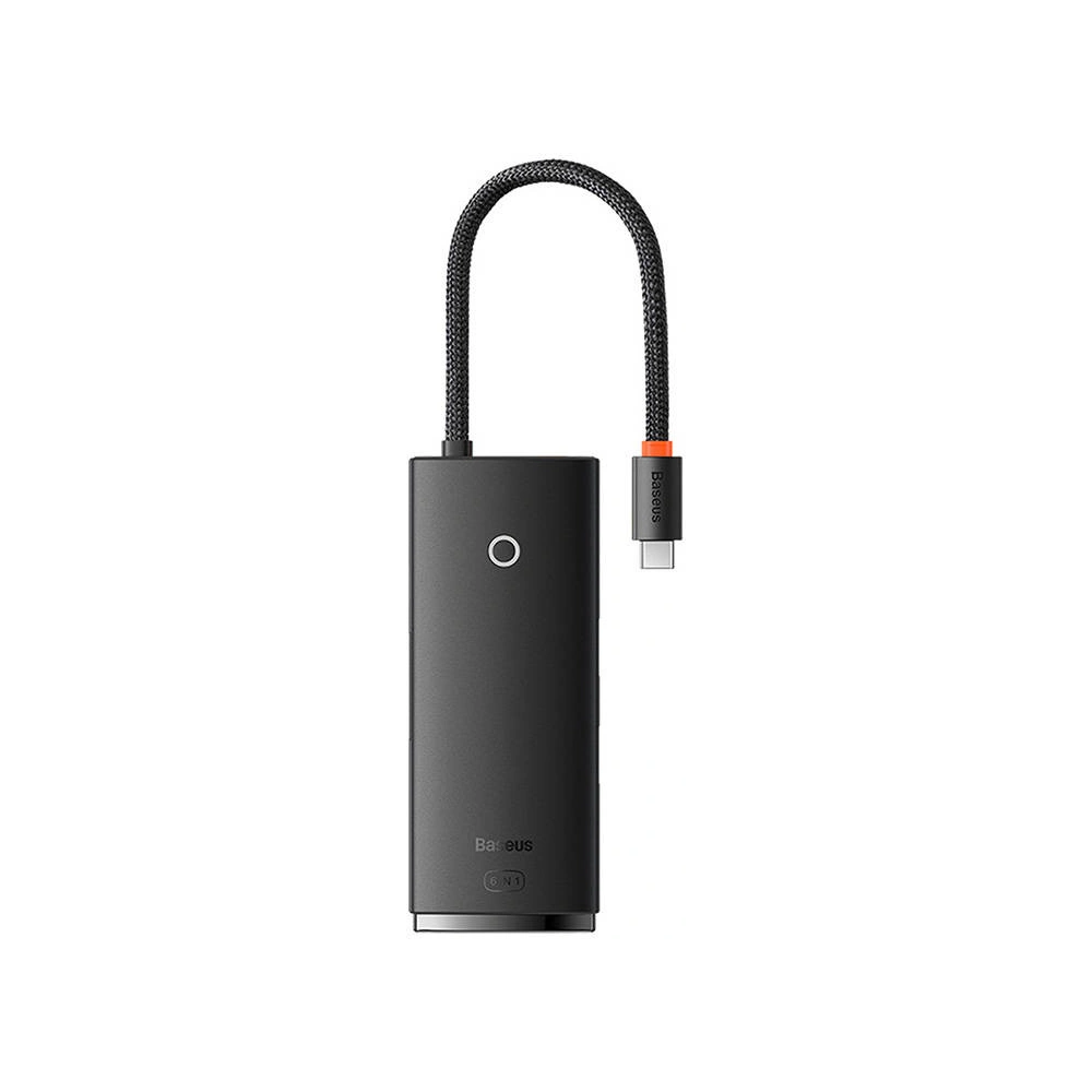 Hurtownia GSM - Adapter HUB Baseus OS Lite 6-Port USB-C/HDMI - USB3.0x2 - PD - SD/TF (negru) - BSU4473 - {ean13} - Hurt