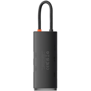 Hurtownia GSM - Adapter HUB Baseus OS Lite 6-Port USB-C/HDMI - USB3.0x2 - PD - SD/TF (fekete) - BSU4473 - {ean13} - Hurt