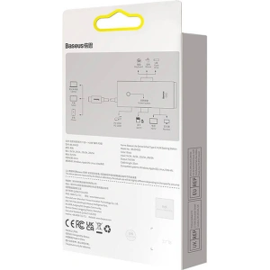 Hurtownia GSM - Adapter HUB Baseus OS Lite 6-Port USB-C/HDMI - USB3.0x2 - PD - SD/TF (fekete) - BSU4473 - {ean13} - Hurt