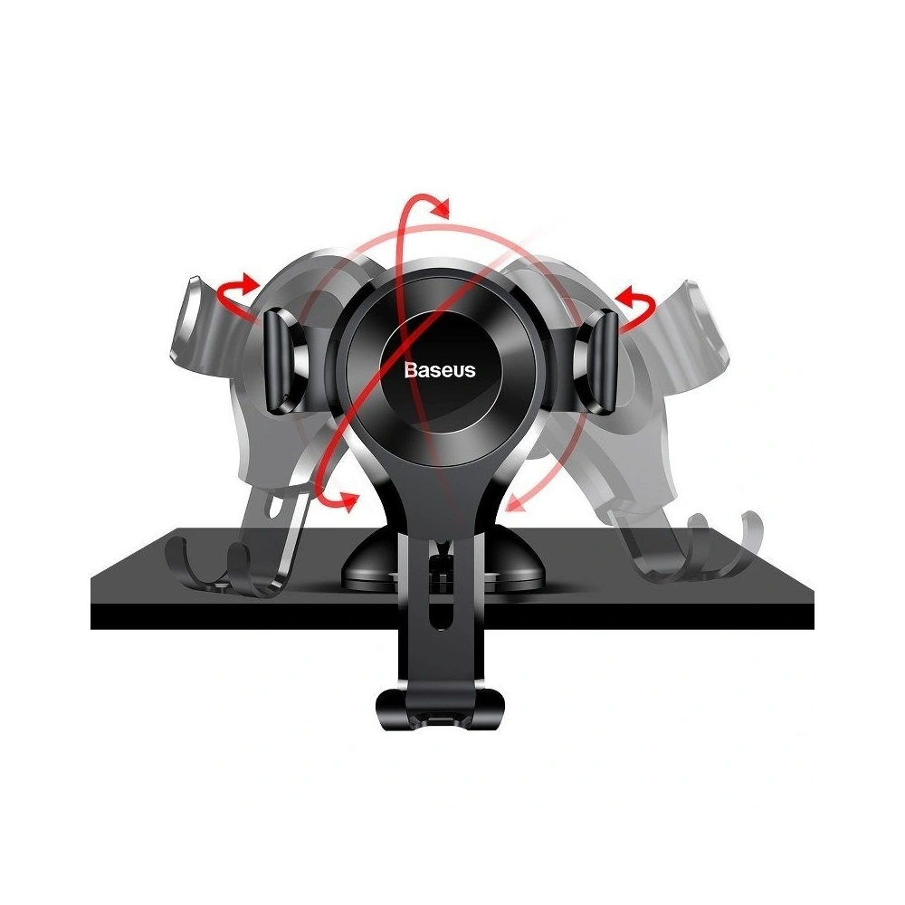Wholesale Baseus Osculum Dashboard Gravity Car Mount Black - BSU101BLK - {ean13} - Hurt