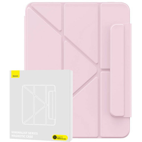 Baseus Distributor - 6932172635695 - BSU4477 - Baseus Minimalist Magnetic Case Apple iPad 10.9 (10 gen) (pink) - B2B homescreen