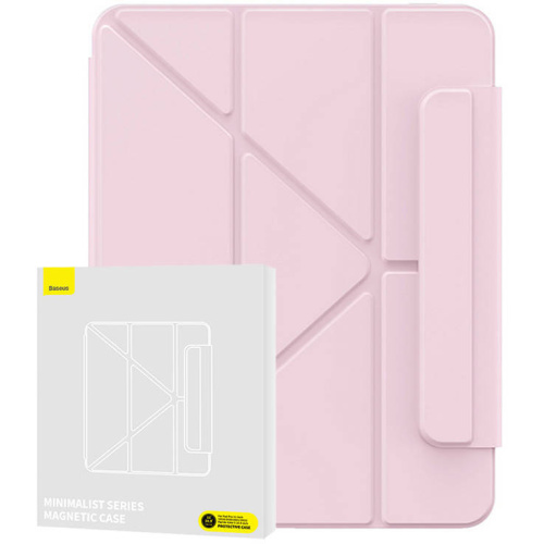 Hurtownia Baseus - 6932172635701 - BSU4478 - Etui magnetyczne Baseus Minimalist Apple iPad Air 10.9 2020/2022 (4. i 5. gen) / iPad Pro 11 2021/2022 (3. i 4. gen) / iPad Air 11 2024 (6. generacji) (baby pink) - B2B homescreen