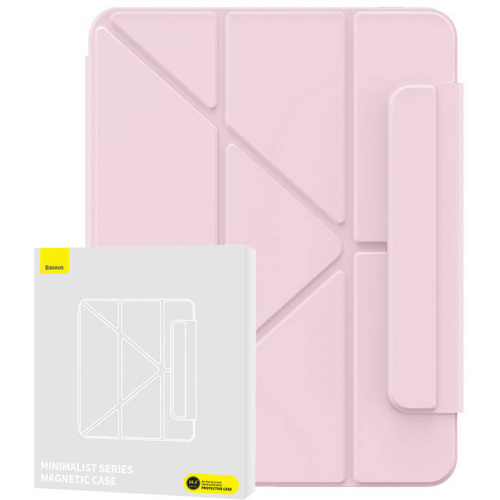 Baseus Distributor - 6932172635725 - BSU4479 - Baseus Minimalist Magnetic Case Apple iPad 10.2 2019/2020/2021 (7, 8, 9 gen) (baby pink) - B2B homescreen