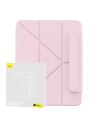 Mágneses tok Baseus Minimalist Apple iPad 10.2 2019/2020/2021 (7., 8. és 9. generáció) (baba rózsaszín)