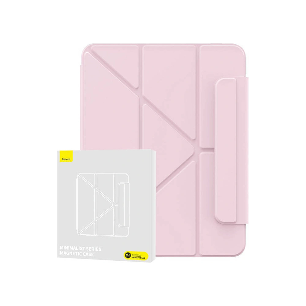 Wholesale Baseus Minimalist Magnetic Case Apple iPad 10.2 2019/2020/2021 (7, 8, 9 gen) (baby pink) - BSU4479 - {ean13} - Hurt
