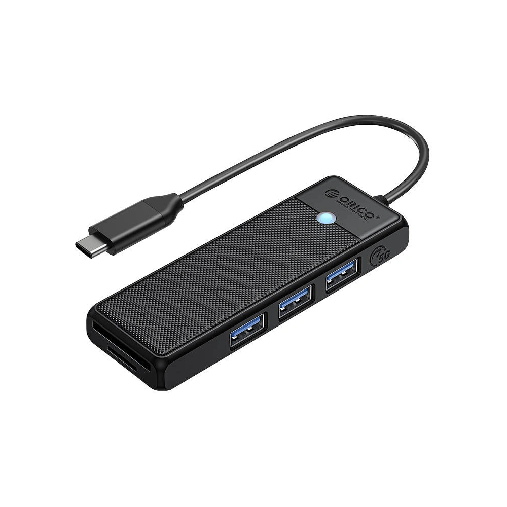 Hurtownia GSM - Adaptér Hub 4w1 Orico USB USB-A 3.0x3 + TF/SD 3.0x1 - ORC157 - {ean13} - Hurt