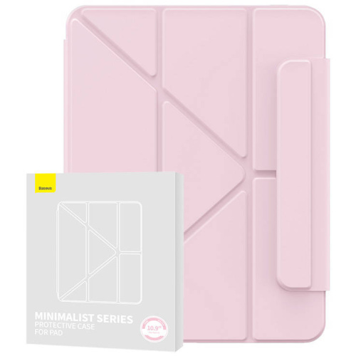 Baseus Distributor - 6932172635527 - BSU4483 - Baseus Minimalist Magnetic Case Apple iPad 10.9 (10 gen) (baby pink) - B2B homescreen